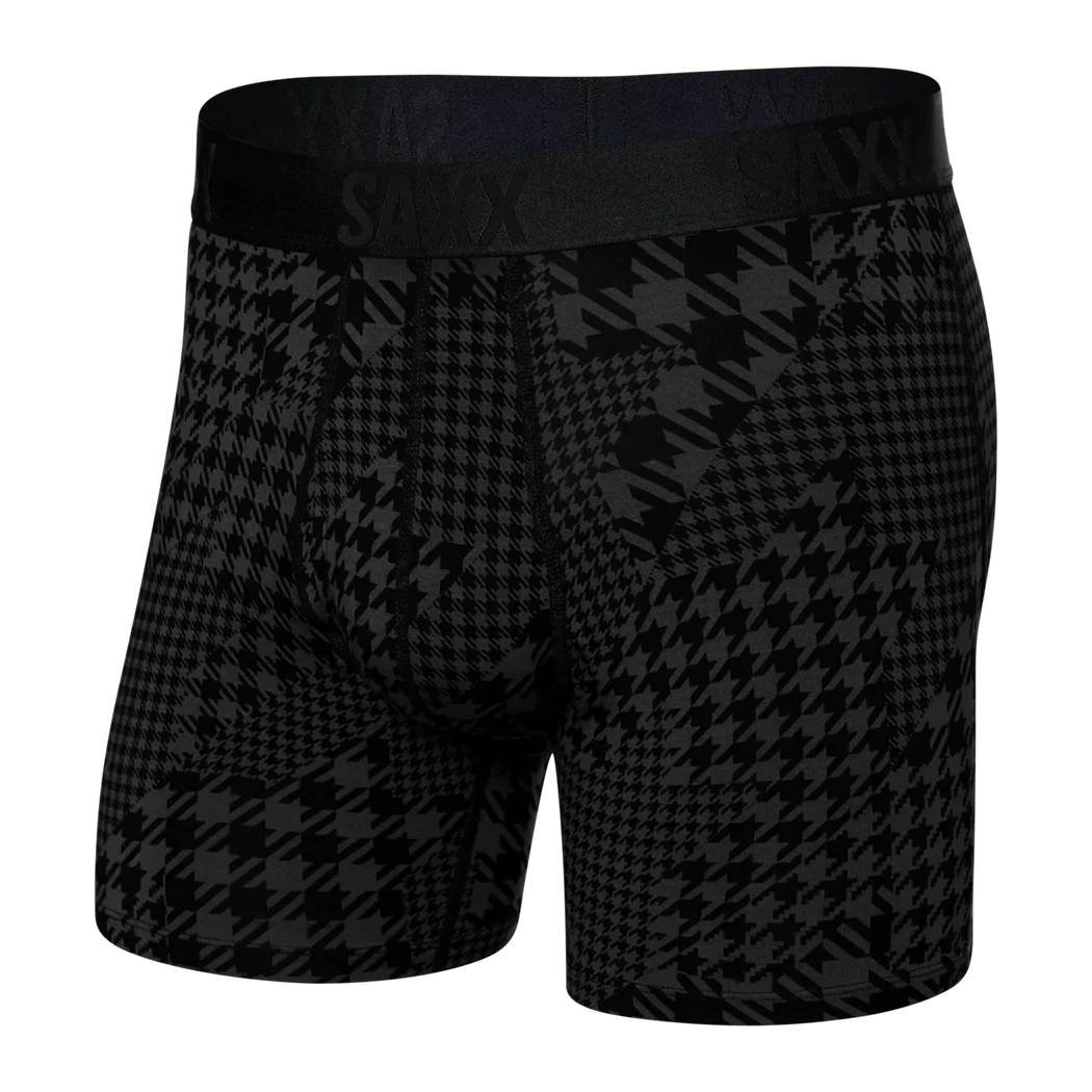 Saxx 22nd Century Silk Boxer Brief - Dogstooth Camo Black 1 Saxx 22nd Century Silk Boxer Brief - Dogstooth Camo Black
