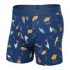 Saxx DropTemp Cooling Cotton Boxer Brief (Lures + Blueberry)