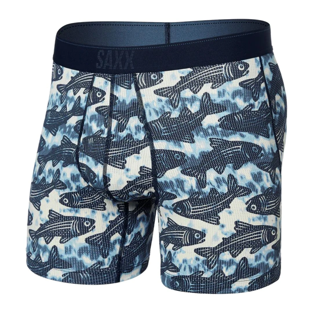 Saxx Quest Quick Dry Mesh Boxer Brief (Upstream + Twilight) 1 Saxx Quest Quick Dry Mesh Boxer Brief (Upstream + Twilight)