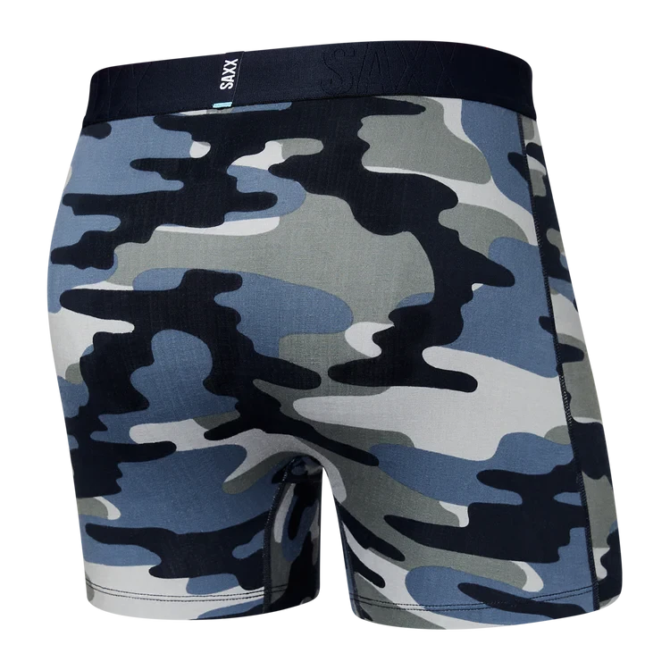 Saxx Droptemp™ Cooling Boxer Brief - Tidal Camo Blue 2 Saxx Droptemp™ Cooling Boxer Brief - Tidal Camo Blue - Image 2