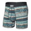 Saxx Ultra Boxer Brief - Beach Shack Stripe - Teal