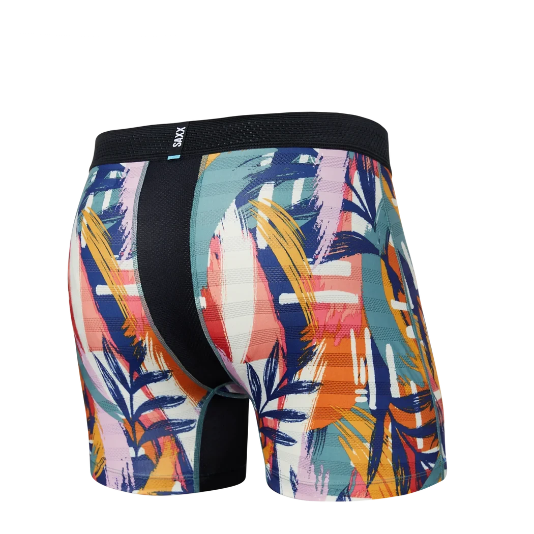 Saxx Droptemp Cooling Mesh Boxer Brief - Surf Safari Multi 2 Saxx Droptemp Cooling Mesh Boxer Brief - Surf Safari Multi - Image 2