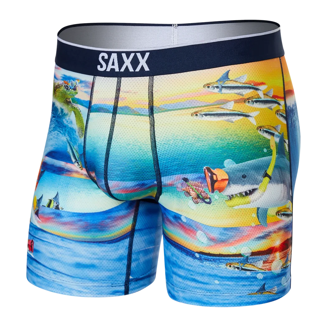 Saxx Volt Boxer Brief - Locals Only Multi 1 Saxx Volt Boxer Brief - Locals Only Multi