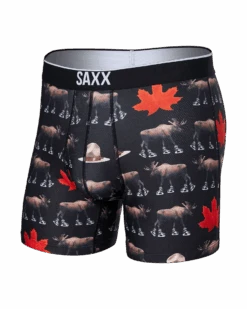 Saxx Volt Boxer Brief - National Pastime - Black