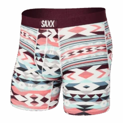 Saxx Vibe Super Soft Boxer Brief - Park Lodge Geo Multi