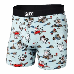 Saxx Ultra Boxer Brief - Yeti Set Go/Blue