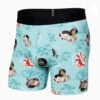 Saxx Droptemp™ Cooling Boxer Brief - Alohohoho-Ha-Turquoise