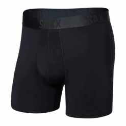 Saxx 22nd Century Silk Boxer Brief - Black