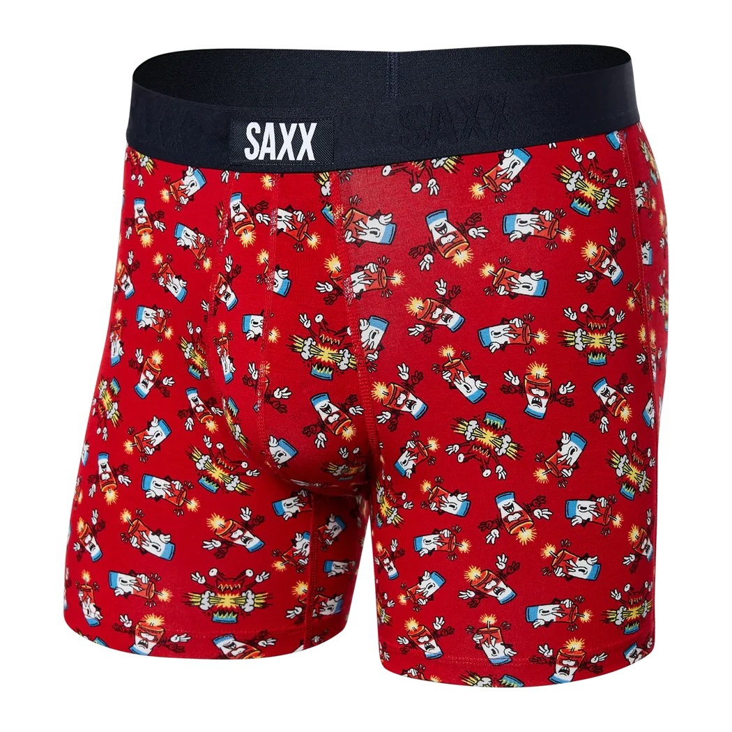 Saxx Vibe Boxer Brief - Big Bang/Red 1 Saxx Vibe Boxer Brief - Big Bang/Red