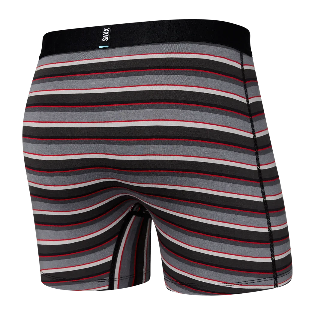 Saxx Droptemp™ Cooling Boxer Brief - College Stripe Grey 2 Saxx Droptemp™ Cooling Boxer Brief - College Stripe Grey - Image 2
