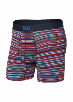 Saxx Vibe Boxer Brief - Blue Vibrant Stripe