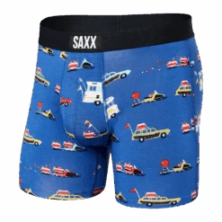 Saxx Vibe Super Soft Boxer Brief - Tailgate Blue