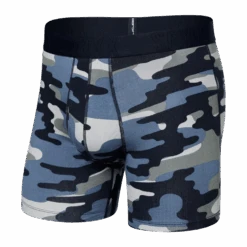 Saxx Droptemp™ Cooling Boxer Brief - Tidal Camo Blue