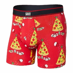 Saxx Daytripper Boxer Brief - Pizza On Earth Red
