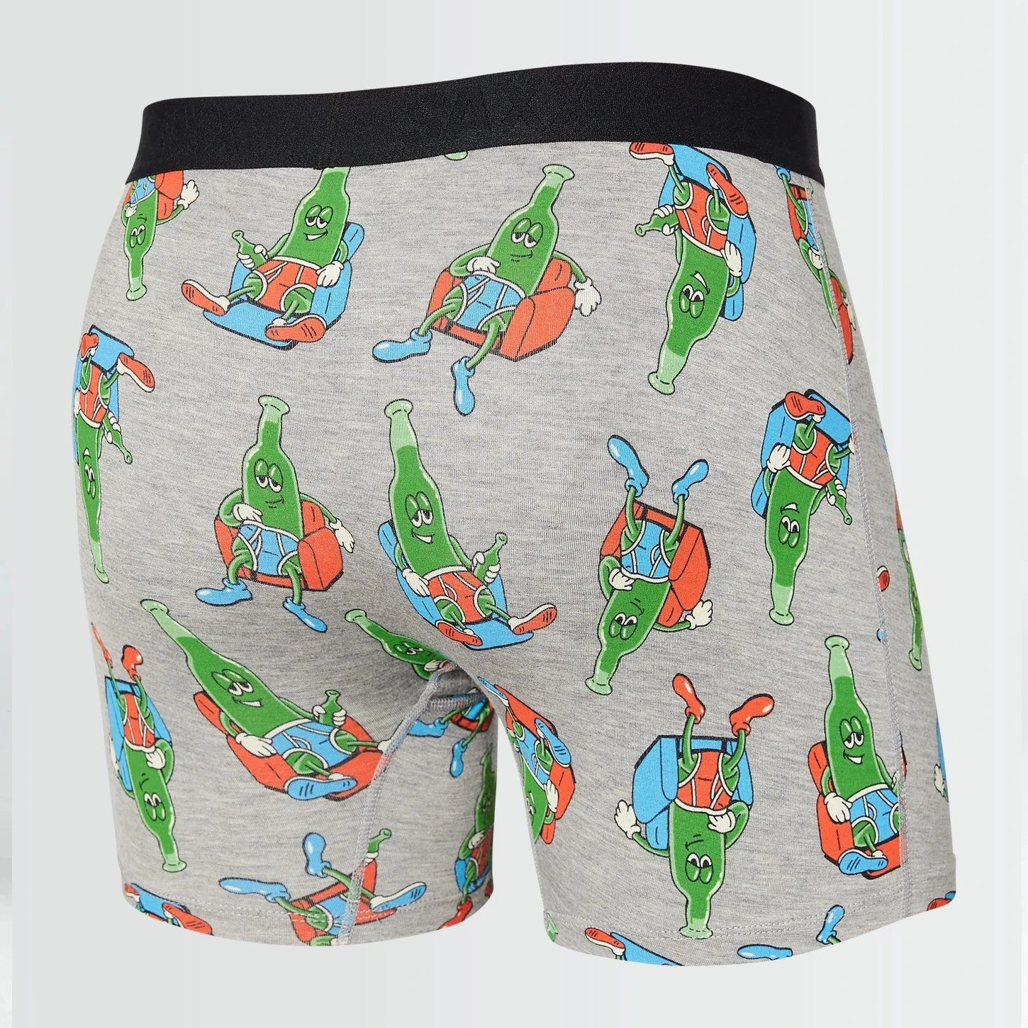 Saxx Vibe Boxer Brief (Pants Drunk - Grey Heather) 2 Saxx Vibe Boxer Brief (Pants Drunk - Grey Heather) - Image 2