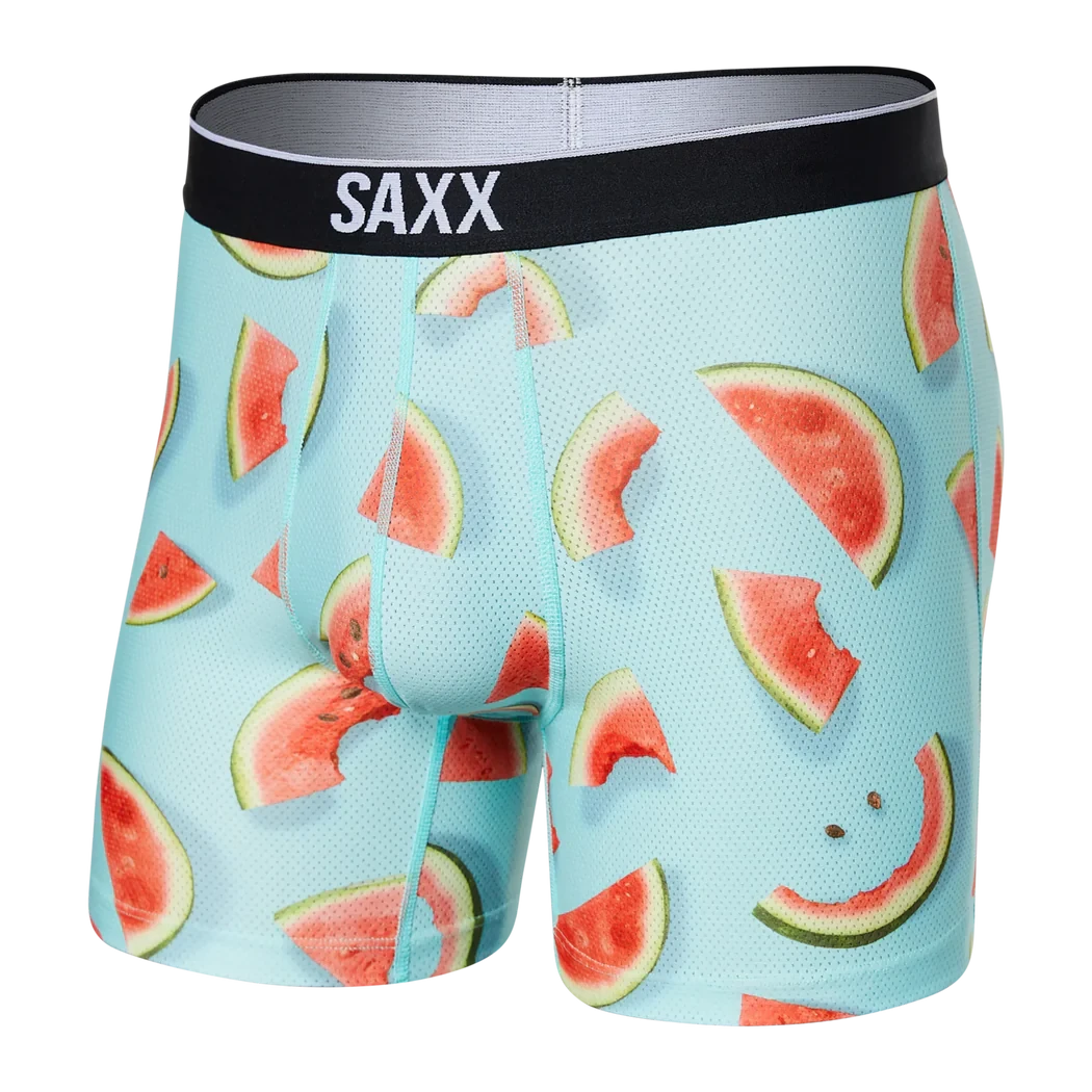 Saxx Volt Breathable Mesh Boxer Brief - One Hit Wondermelon 1 Saxx Volt Breathable Mesh Boxer Brief - One Hit Wondermelon