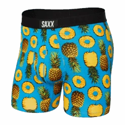 Saxx Ultra Boxer Brief - Polka Pineapple/Blue