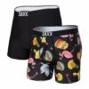 Saxx Volt 2-Pack Boxer Brief - Mega Meta Floaties/Black