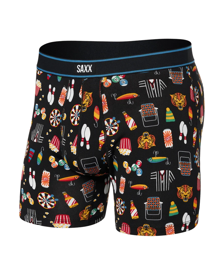 Saxx Daytripper Boxer Brief - Types Of Stripes-Black 1 Saxx Daytripper Boxer Brief - Types Of Stripes-Black
