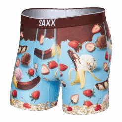 Saxx Volt Boxer Brief - Two Scoops Light Blue