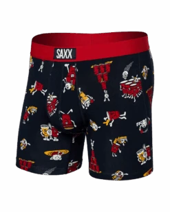 Saxx Vibe Boxer Brief - Party Foul Dark Ink