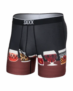 Saxx Volt Boxer Brief - Top Shelf-Black