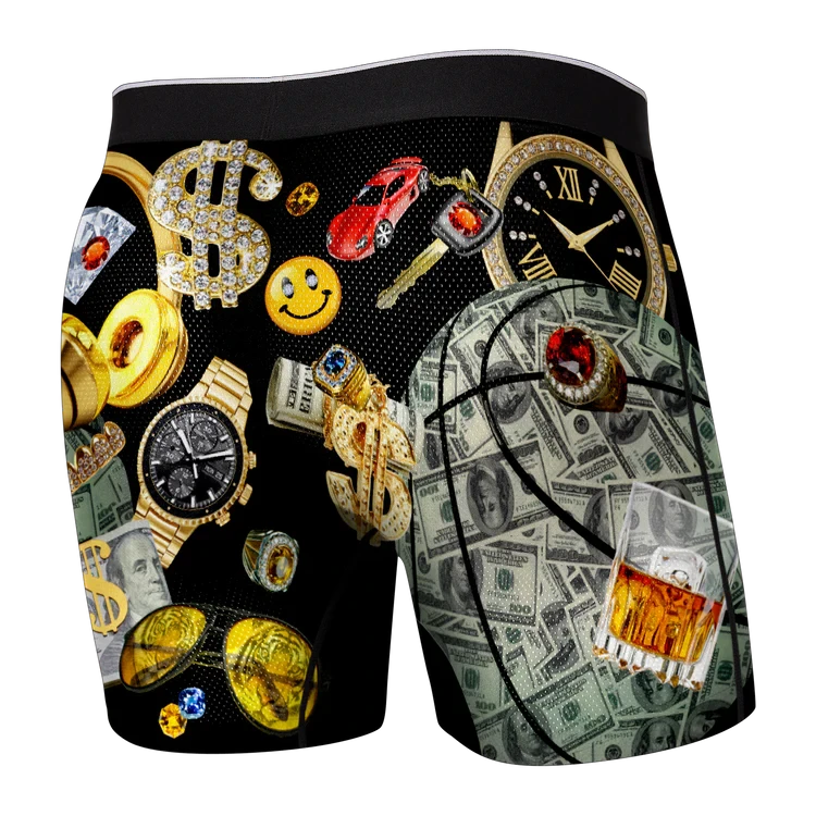 Saxx Volt Boxer Brief - Money Baller Black 2 Saxx Volt Boxer Brief - Money Baller Black - Image 2