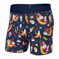 Saxx Droptemp™ Cooling Boxer Brief - Banana Split Navy