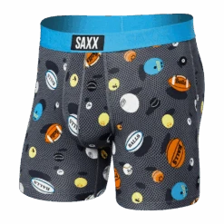 Saxx Vibe Boxer Brief - Balls To The Walls Black