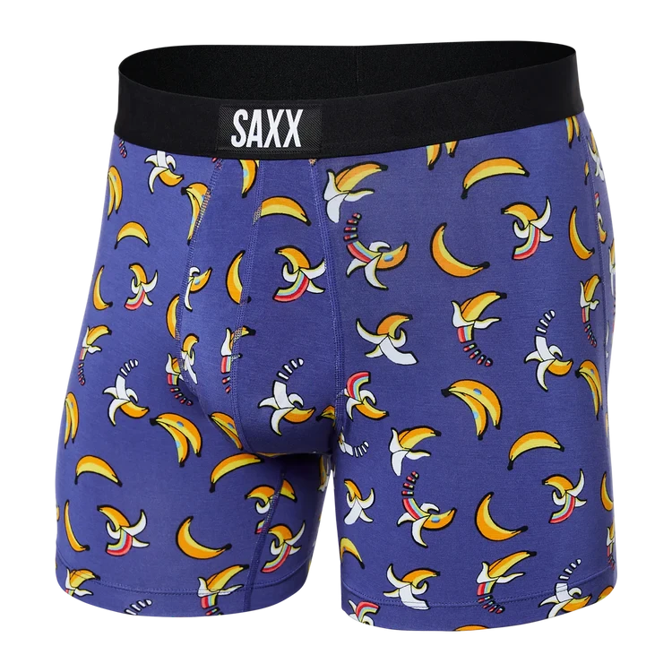 Saxx Vibe Boxer Brief - Rainbow Bananas Navy 1 Saxx Vibe Boxer Brief - Rainbow Bananas Navy
