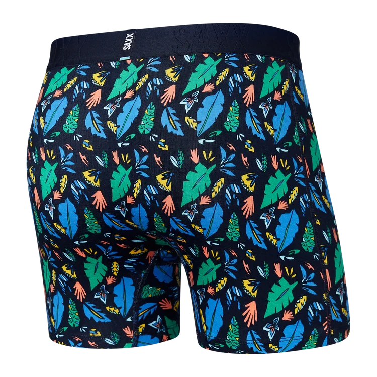 Saxx Droptemp™ Cooling Boxer Brief - Pop Flora Blue 2 Saxx Droptemp™ Cooling Boxer Brief - Pop Flora Blue - Image 2