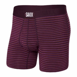Saxx Ultra Boxer Brief - Micro Stripe Plum