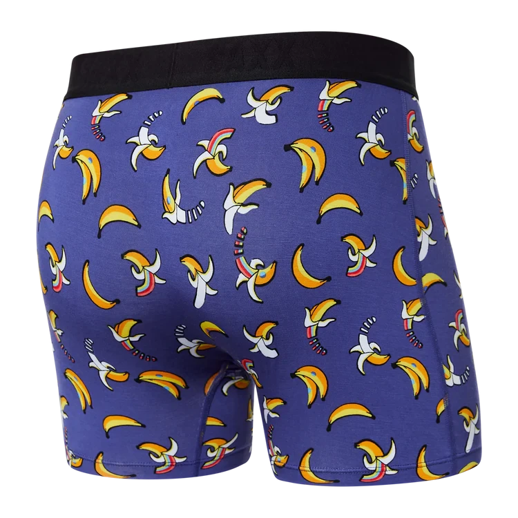 Saxx Vibe Boxer Brief - Rainbow Bananas Navy 2 Saxx Vibe Boxer Brief - Rainbow Bananas Navy - Image 2