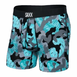 Saxx Vibe Boxer Brief - Island Camo Black