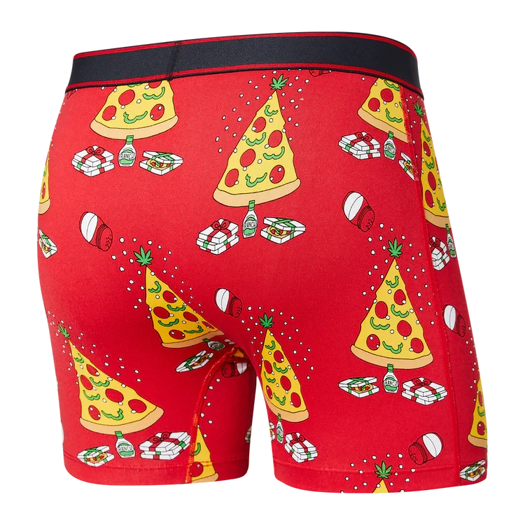 Saxx Daytripper Boxer Brief - Pizza On Earth Red 2 Saxx Daytripper Boxer Brief - Pizza On Earth Red - Image 2