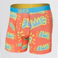 Saxx Vibe Boxer Brief (All Daye - Hot Coral)