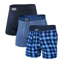 Saxx Ultra Boxer Brief | 3 Pack (Merry & Bright + Snowflake + Navy)