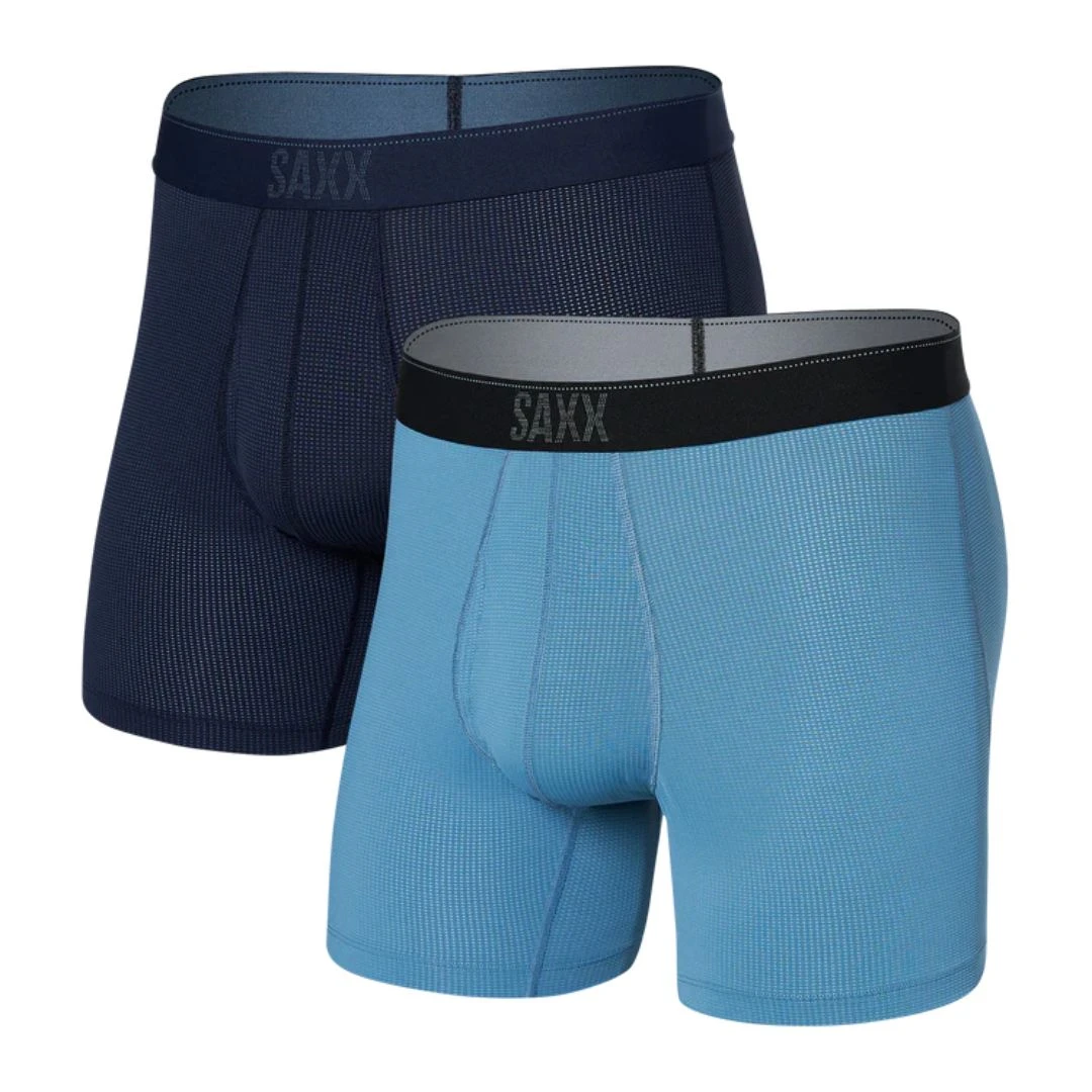 Saxx Quest Boxer Brief 2PK (Maritime + Slate) 1 Saxx Quest Boxer Brief 2PK (Maritime + Slate)