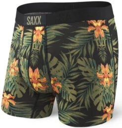 SAXX Ultra Boxer Fly Floral Fatigue