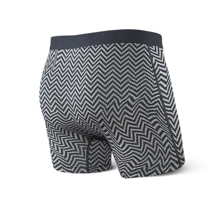 SAXX Ultra Boxer Brief Fly Herringbone Haze 2 SAXX Ultra Boxer Brief Fly Herringbone Haze - Image 2