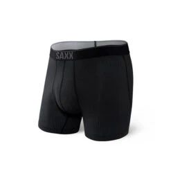 Saxx Quest Fly Boxer Brief (Black)