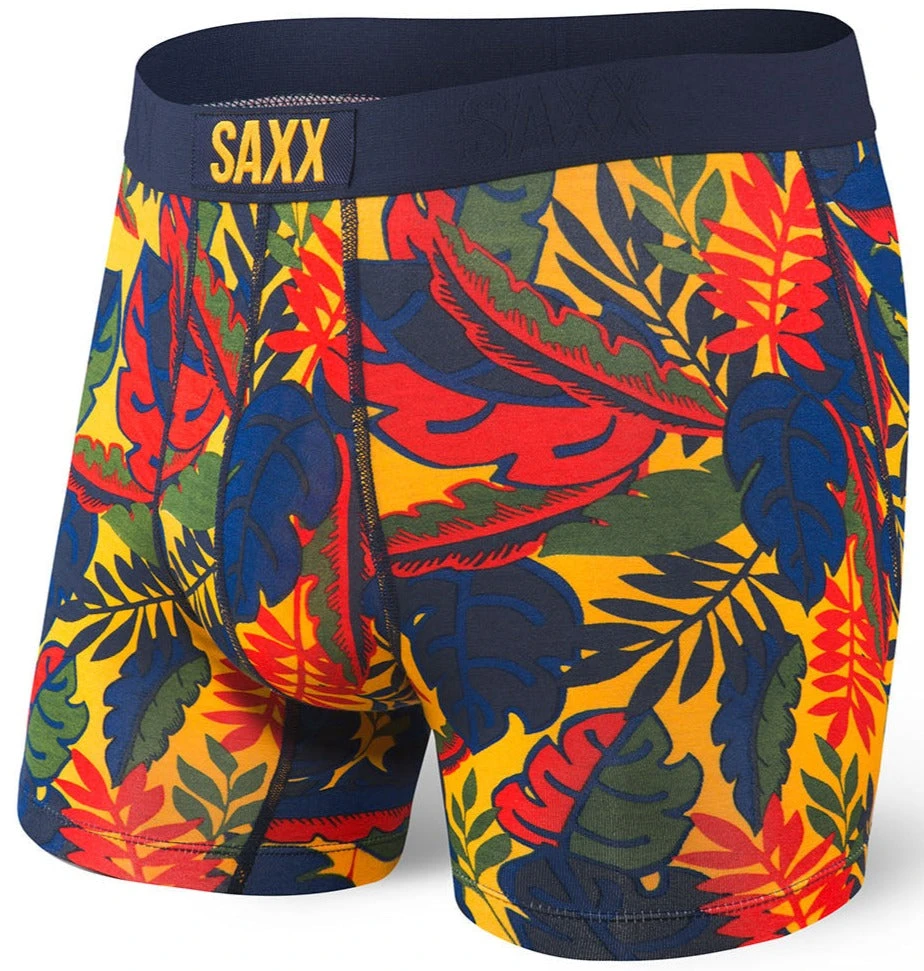 SAXX Vibe Boxer Brief Yellow Jungle 1 SAXX Vibe Boxer Brief Yellow Jungle