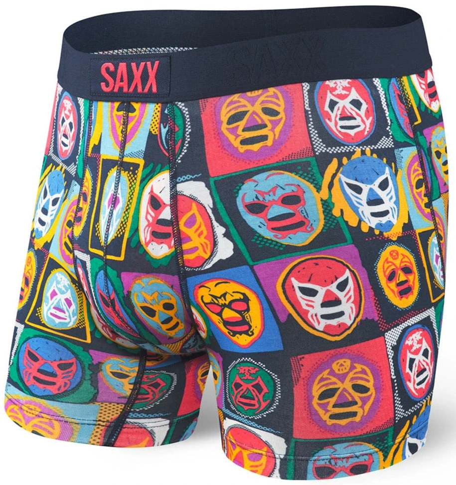 SAXX Vibe Boxer Brief Navy Lucha Libre 1 SAXX Vibe Boxer Brief Navy Lucha Libre