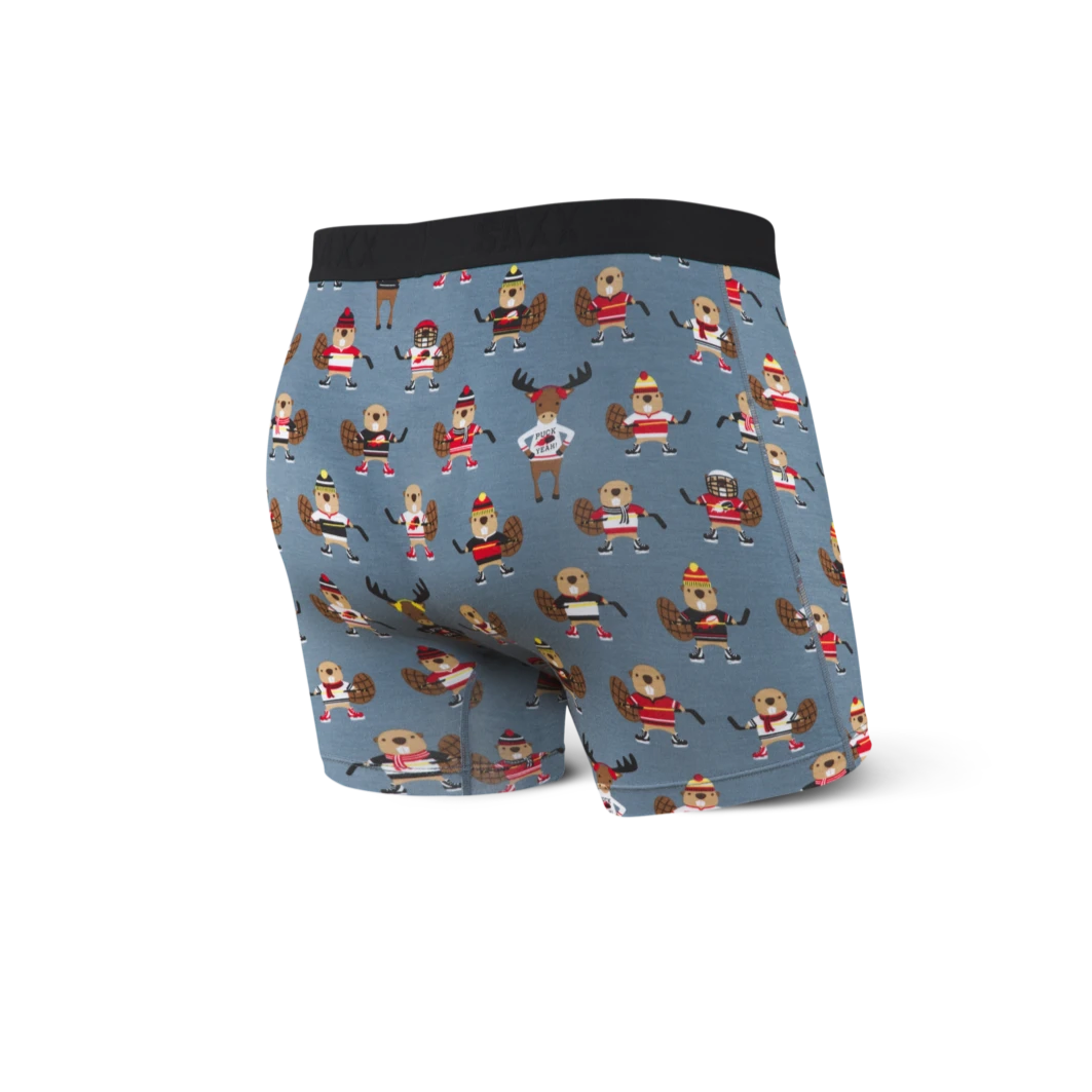 SAXX Vibe Boxer Brief Grey Puck Yeah 2 SAXX Vibe Boxer Brief Grey Puck Yeah - Image 2