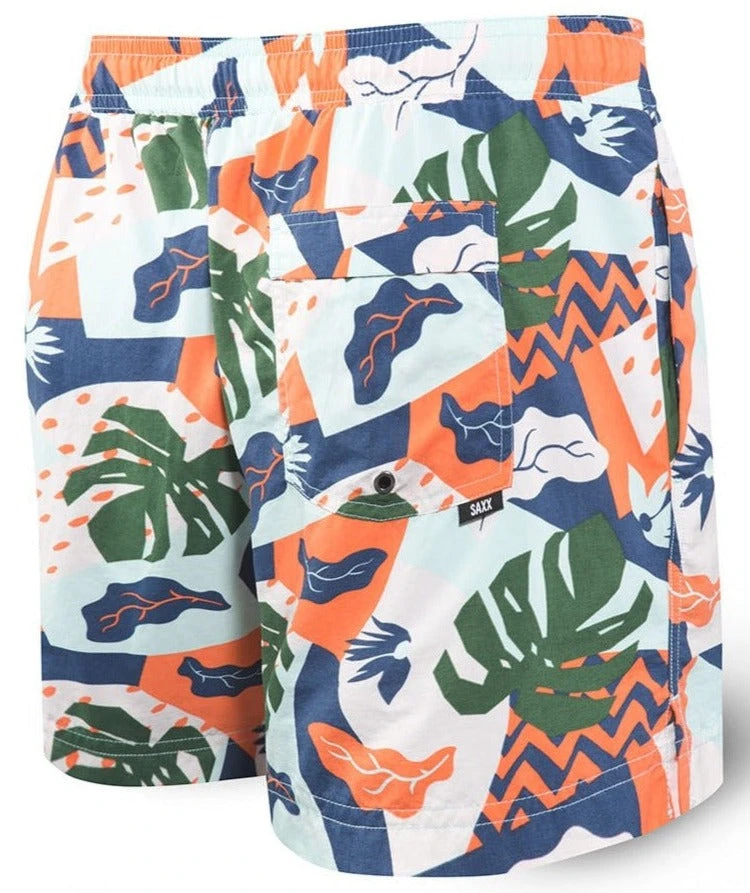 SAXX Cannonball 2n1 Trunk Aqua Cut Collage 2 SAXX Cannonball 2n1 Trunk Aqua Cut Collage - Image 2