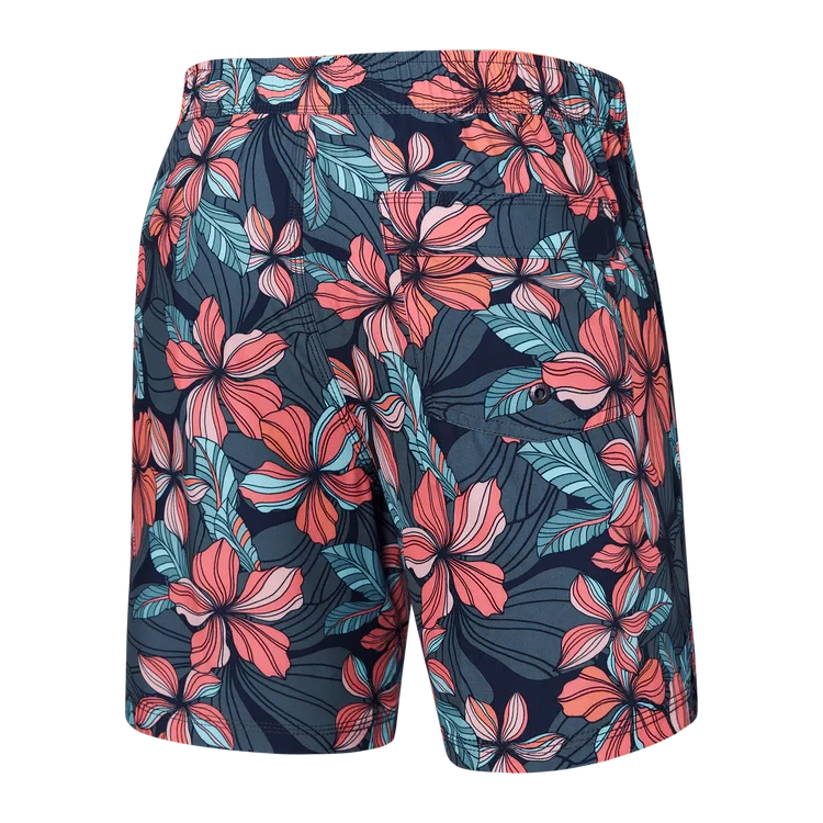 Saxx Oh Buoy Stretch Volley Swim Shorts 7" - Deep Jungle/Maritime 2 Saxx Oh Buoy Stretch Volley Swim Shorts 7" - Deep Jungle/Maritime - Image 2