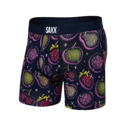 Saxx Vibe Boxer Brief - Disco Fruit/Maritime Blue