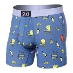 Saxx Vibe Boxer Brief (Lawnchairs & Limes)