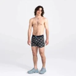 Saxx Vibe Boxer Brief (Fish & Chips) -Saxx Comfort Sales VibeBoxerBrief OffCourseCarts 5