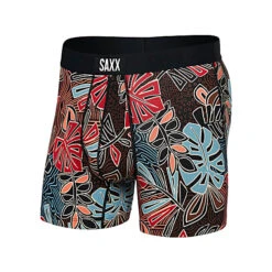 Saxx Vibe Boxer Brief - Desert Palms/Red Multi